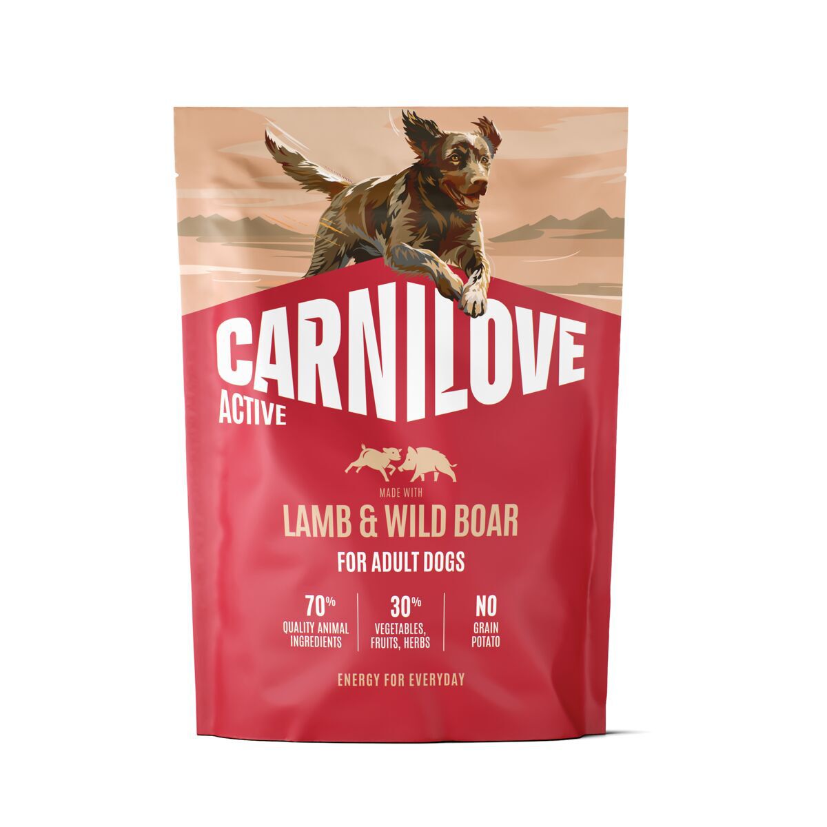 CARNILOVE Active dog dry made with lamb & wild boar for adult all breeds